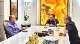 Bambang Soesatyo menerima Duta Besar Indonesia untuk Amerika Serikat Rosan Roeslani. (Dok. MPR RI)