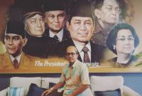 Lukisan para mantan Presiden Republik Indonesia. (Instagram.com/@jalal.jbg)