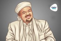 Ilustrasi Habib Rizieq Shihab. (Dok. lingkarnews.com/M. Rifai Azhari)
