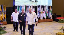 Ketua DPD RI, AA LaNyalla Mahmud Mattalitti Hadiri Rakernas dan Musornaslub KONI. (Dok. Lanyallacenter.id)