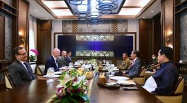 Presiden Joko Widodo menerima Presiden FIFA, Giovani Vicenzo Infantino. (Dok. Biro Pers Sekretariat Presiden/Rusman) 
