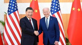 Presiden Amerika Serikat Joe Biden dengan Presiden Republik Rakyat China Xi Jinping. (Instagram.com/@xijinpingofficialcn) 
