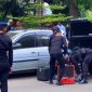 Tangkapan layar, Peristiwa bom bunuh diri di area Polsek Astanaanyar. (Instagram.com/@infobandungkota)
