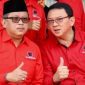Sekjen PDI Perjuangan Hasto Kristiyanto dan Ahok. (Instagram.com/ @ahokbasuki_btp) 