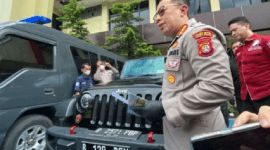 Pelaku Penganiayaan di Jaksel Pakai Plat Palsu. (Dok. Humas.polri.go.id) 
