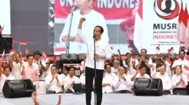 Presiden Jokowi menghadiri acara Musyawarah Rakyat Relawan Pro Jokowi. (Foto Dok. Ist)