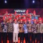 Menteri Pertahanan Prabowo Subianto hadiri acara Rakernas XVI Apeksi 2023 yang dihelat di Makassar. (Dok. Tim Media Prabowo Subainto)