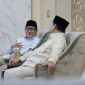 Ketua Umum Partai Gerindra Prabowo Subianto menyambangi kediaman Ketua umum PKB Muhaimin Iskandar (Cak Imin). (Dok. Tim Media Prabowo Subianto)
