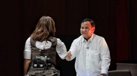 Menteri Pertahanan (Menhan) RI Prabowo Subianto saat menghadiri program 'Mata Najwa'. (Dok. Tim Media Prabowo Subianto)
