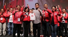 Putra bungsu Presiden Joko Widodo (Jokowi) Kaesang Pangarep resmi ditunjuk sebagai Ketua Umum Partai Solidaritas Indonesia (PSI). (Facbook.com/@Partai Solidaritas Indonesia )
