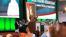 Acara silaturahmi kebangsaan bersama muslimat NU dan unsur-unsur relawan di Padepokan Garuda Yaksa, Hambalang. (Dok. Tiim Media Prabowo)