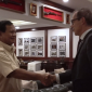 Calon presiden Prabowo Subianto menerima ucapan selamat dari Presiden Konfederasi Swiss Viola Amherd yang diantar langsung kepada Prabowo oleh Duta Besar Swiss untuk Indonesia Olivier Zehnder. (Dok. Tim Media Prabowo)