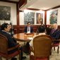 Menteri Pertahanan Prabowo Subianto menerima kunjungan Tony Blair, di Kementerian Pertahanan. (Dok. Tim Media Prabowo)