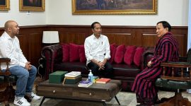 Presiden terpilih RI periode 2024-2029 Prabowo Subianto bersama Presiden RI Joko Widodo. (Dok. Tim Media Prabowo)