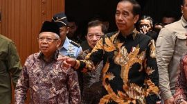 Presiden Joko Widodo bersama Wakil Presiden (Wapres) Ma'ruf Amin. (Instagram.com @kyai_marufamin)  