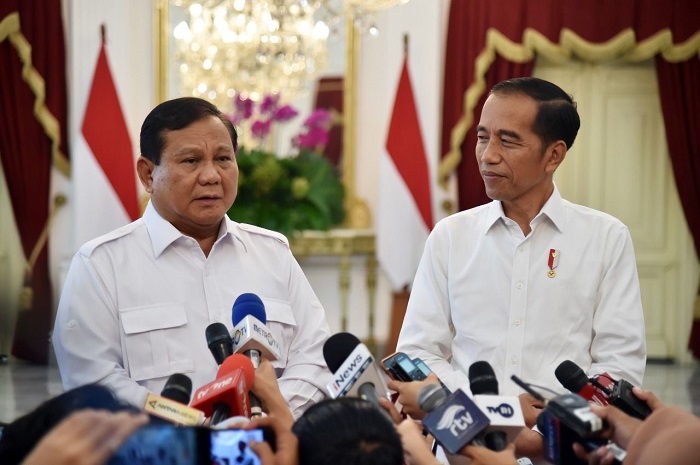 Presiden  Prabowo Subianto dan mantan Presiden Jokowi. (Dok. Presidenri.go.id)