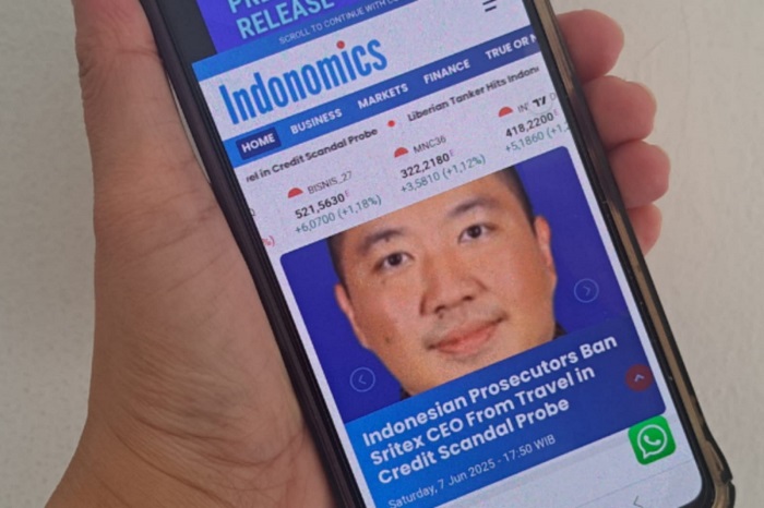 Indonesia Media Circle (IMC) meluncurkan portal berita ekenomi berbahasa Inggris, Indonomics.com. (Dok. Sapulangit.com/Banny Rachman)