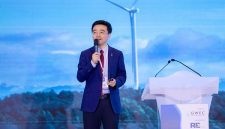 Dong Yinming, CEO of Goldwind Asia, delivers a keynote address at the GWEC APAC Wind Energy Summit