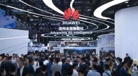Huawei's MWC Shanghai 2026 booth in Hall N1