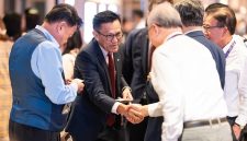 Delegates network during the 29th Asian Shared Services & Outsourcing Week at One Farrer Hotel in Singapore